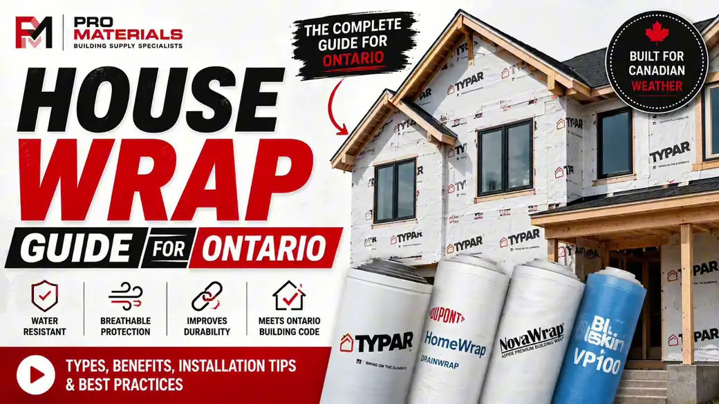 House Wrap vs Vapour Barrier: Which Side of the Wall? (Ontario)