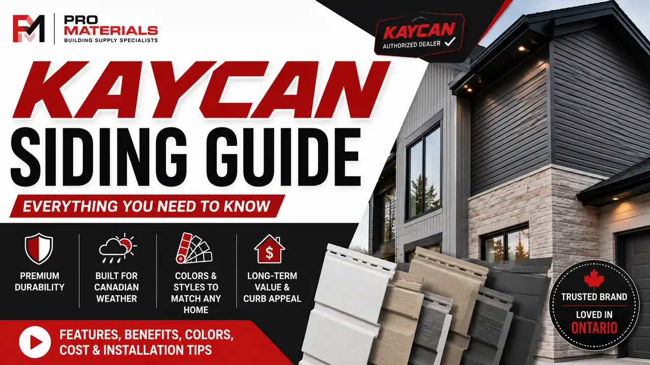 Kaycan Siding in Ontario 2026: Every Line, Colour and Cost
