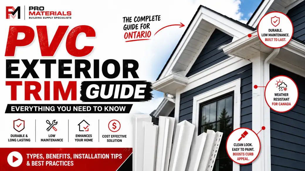 PVC Exterior Trim Guide (Ontario): The Gap Rule Crews Get Wrong