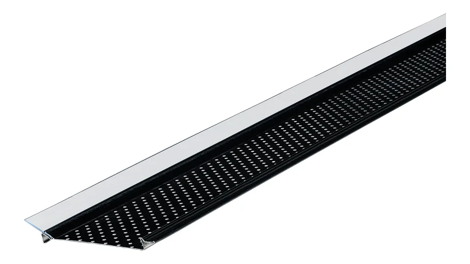 Alu-Rex Gutter Clean System® Retrofit Gutter Guard - Standard, Carbon Black profile