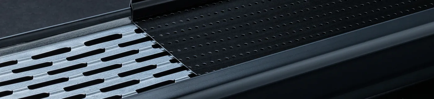 Floating continuous hanger with built-in guard