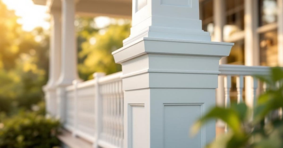 Restoration Millwork® Decorative PVC Column Wraps - CertainTeed