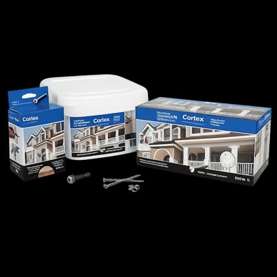 Restoration Millwork® Cortex Hidden Fastening System - Cortex 2¾" Fasteners — Wood Grain / 250 LF profile