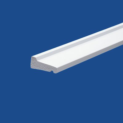 Restoration Millwork® Exterior PVC Trim - PVC Drip Cap (WM-197) 16' profile