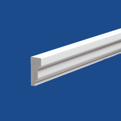 Restoration Millwork® Exterior PVC Trim - PVC Shingle Mould 16' profile