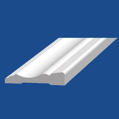 Restoration Millwork® Interior PVC Trim - PVC Classic Casing (A-6) 84" profile