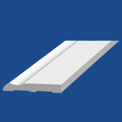 Restoration Millwork® Interior PVC Trim - PVC Colonial Baseboard (A-2) 8' profile