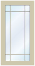 Comfort Series Vinyl Windows - Heritage Grille profile