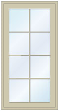 Enviro Series Vinyl Windows - Standard Grille profile