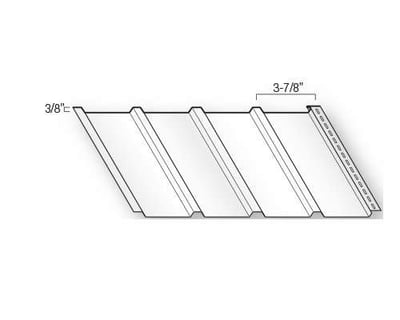 Kaycan Aluminum Soffit - Quad 4 Solid profile