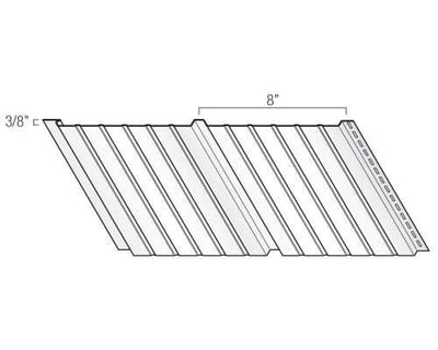 Kaycan Aluminum Soffit - 16" Solid Soffit HG profile