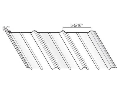Kaycan Aluminum Soffit - SP-600 16" Solid Soffit profile