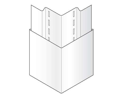 Kaycan Aluminum Trim & Accessories - 2-Piece Corner profile