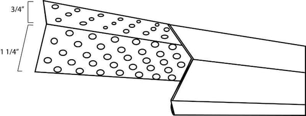 Kaycan Aluminum Trim & Accessories - 2pc Anti-Rodent Trim profile