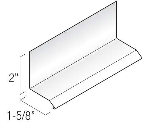Kaycan Aluminum Trim & Accessories - 2" Drip Cap profile