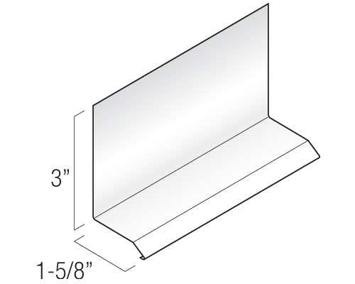 Kaycan Aluminum Trim & Accessories - 3" Drip Cap profile