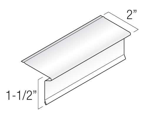 Kaycan Aluminum Trim & Accessories - 2" Aluminum Drip Edge profile