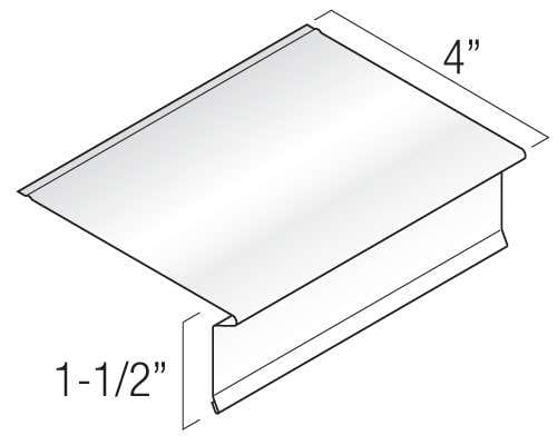 Kaycan Aluminum Trim & Accessories - 4" Aluminum Drip Edge profile