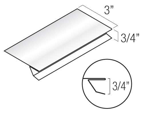 Kaycan Aluminum Trim & Accessories - Regular Eaves Starter profile