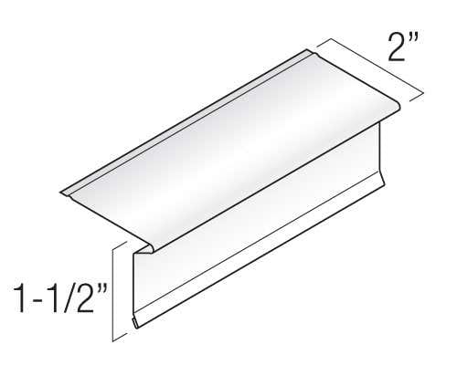 Kaycan Aluminum Trim & Accessories - 2" Eco Drip Edge profile