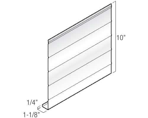 Kaycan Aluminum Trim & Accessories - 10" Fascia profile