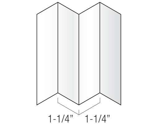 Kaycan Aluminum Trim & Accessories - Inside Corner profile