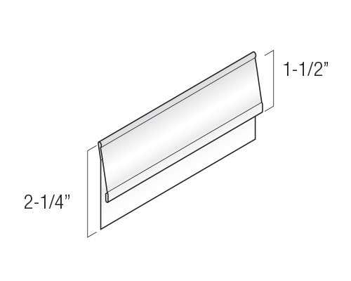 Kaycan Aluminum Trim & Accessories - Large Gable Trim profile