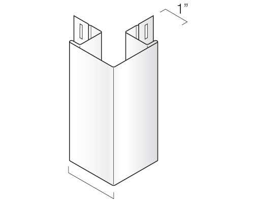 Kaycan Aluminum Trim & Accessories - Outside Corner profile