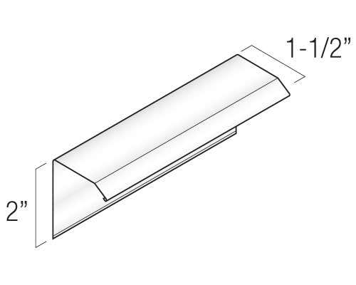 Kaycan Aluminum Trim & Accessories - Reversible Drip Cap profile