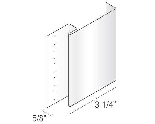 Kaycan Aluminum Trim & Accessories - Super J Trim profile