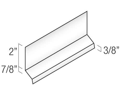 Century Series Aluminum Flashing & Trim - 7/8" Drip Cap profile