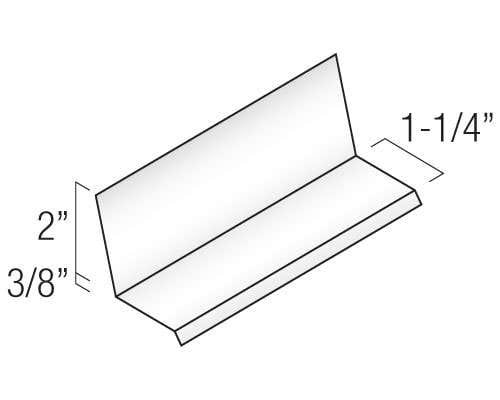 Century Series Aluminum Flashing & Trim - 1-1/4" Window and Door Flashing profile