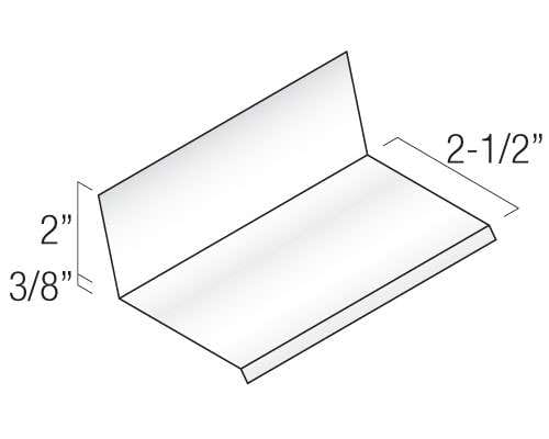 Century Series Aluminum Flashing & Trim - 2-1/2" Window and Door Flashing profile