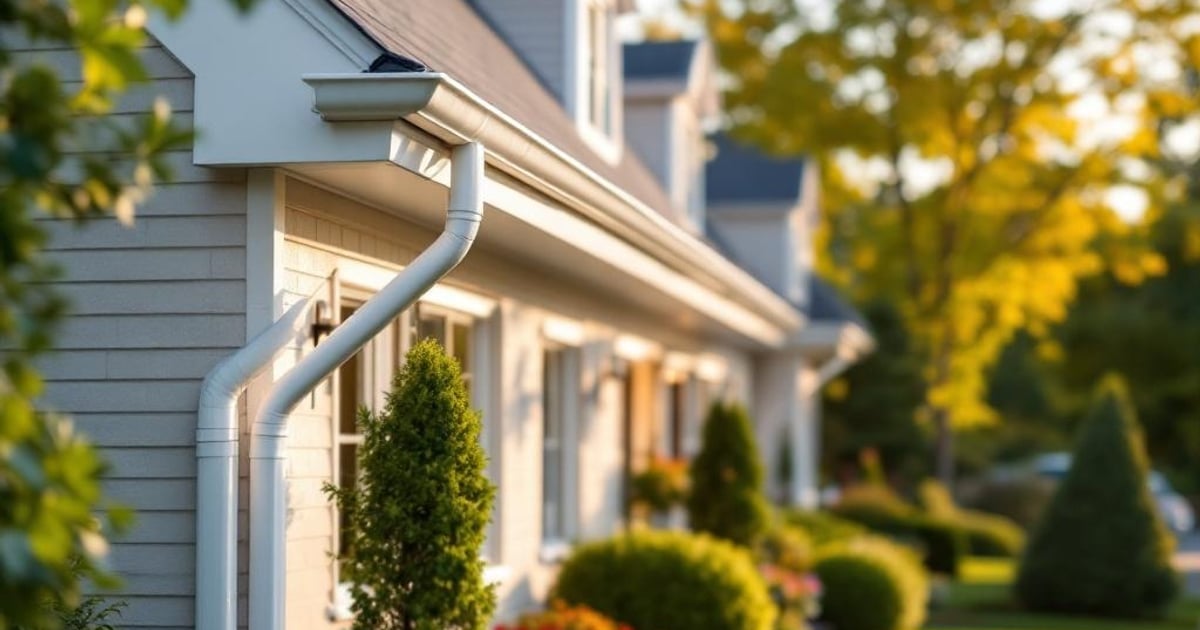 Kaycan Classic Half-Round Vinyl Rainware Gutter - Kaycan