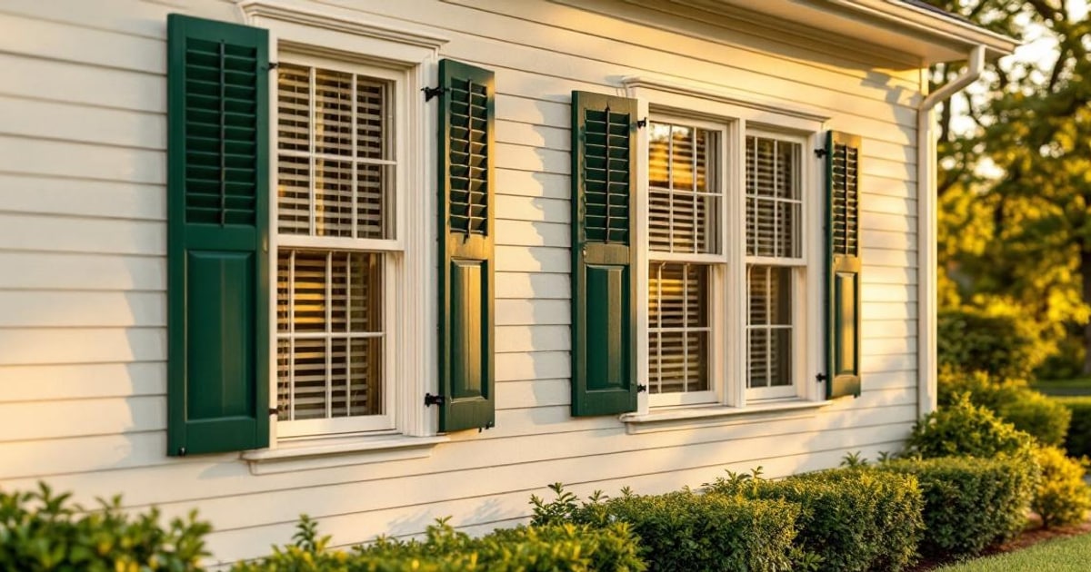 Custom Vinyl Shutters - Kaycan