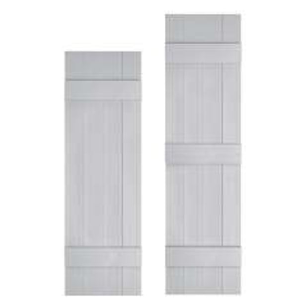 Custom Vinyl Shutters - Board and Batten Style profile