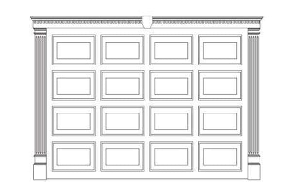 Door Surrounds - Classic Dentil Door Surround profile
