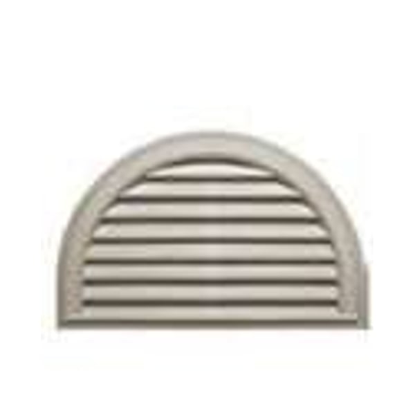 Gable Vents - Half Round profile