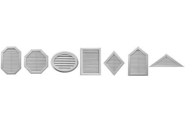 Gable Vents - Special Orders — Triangle profile