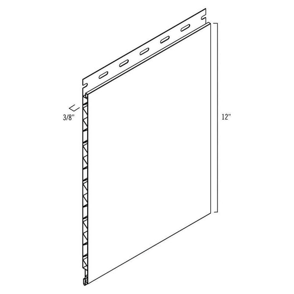 Kaycan I-Span™ Interior Wall & Ceiling Liner System - I-Span Panel 12" × 10' profile