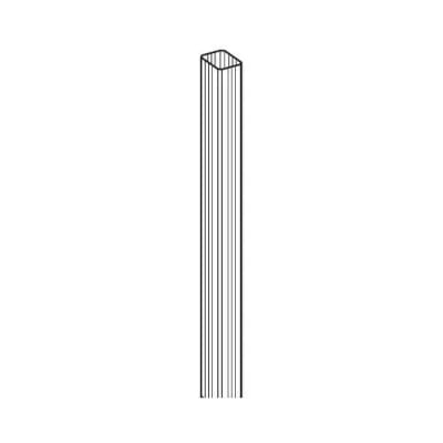 Kaycan K-Snap Vinyl Rainware Gutter - Ribbed Downspout System profile