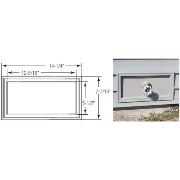 Mount Blocks & Utility Vents - Recessed Jumbo Mount profile