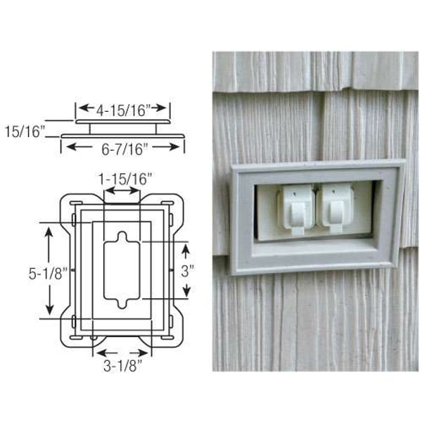 Mount Blocks & Utility Vents - Recessed Mini Mount profile