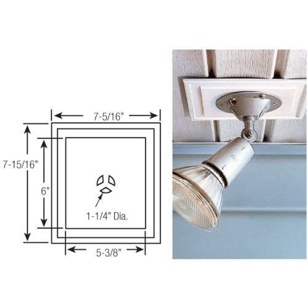 Mount Blocks & Utility Vents - Slim Line Mount profile
