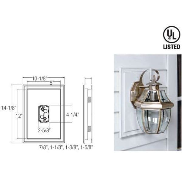 Mount Blocks & Utility Vents - Super Jumbo Electrical Block profile