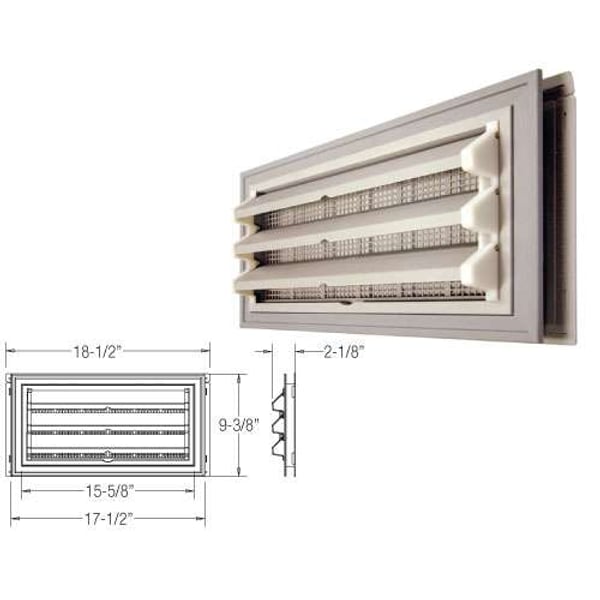 Mount Blocks & Utility Vents - Foundation Master – Fixed Louver profile