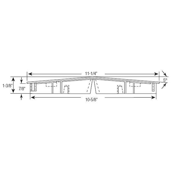 Roof Ventilation - 11" Ridgemaster Plus profile