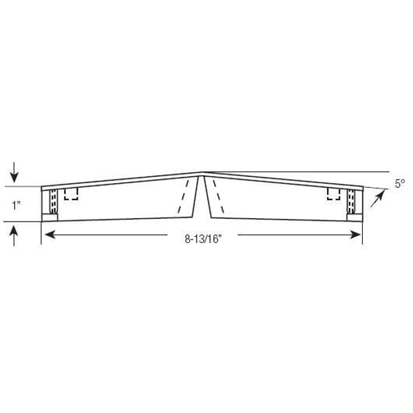 Roof Ventilation - 9" Ridgemaster Plus profile