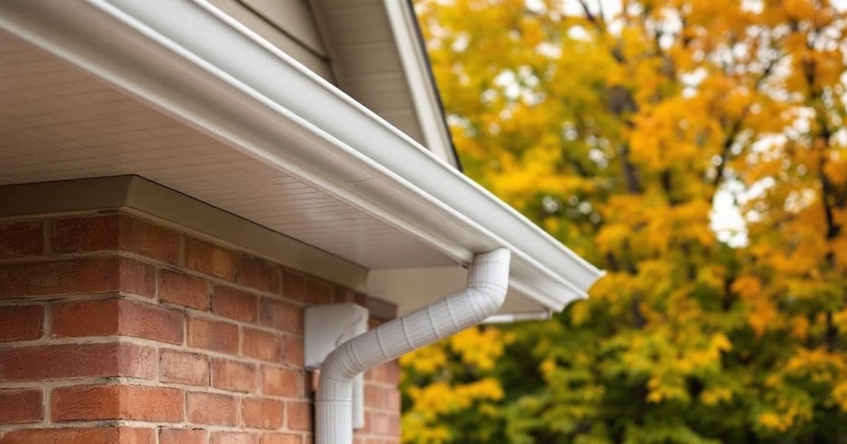 Kaycan U-Snap Vinyl Rainware Gutter - Kaycan