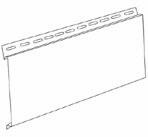 Kaycan Urbanix™ Aluminum Cladding and Soffit Collection - Urbanix™ 6" Smooth Panel profile